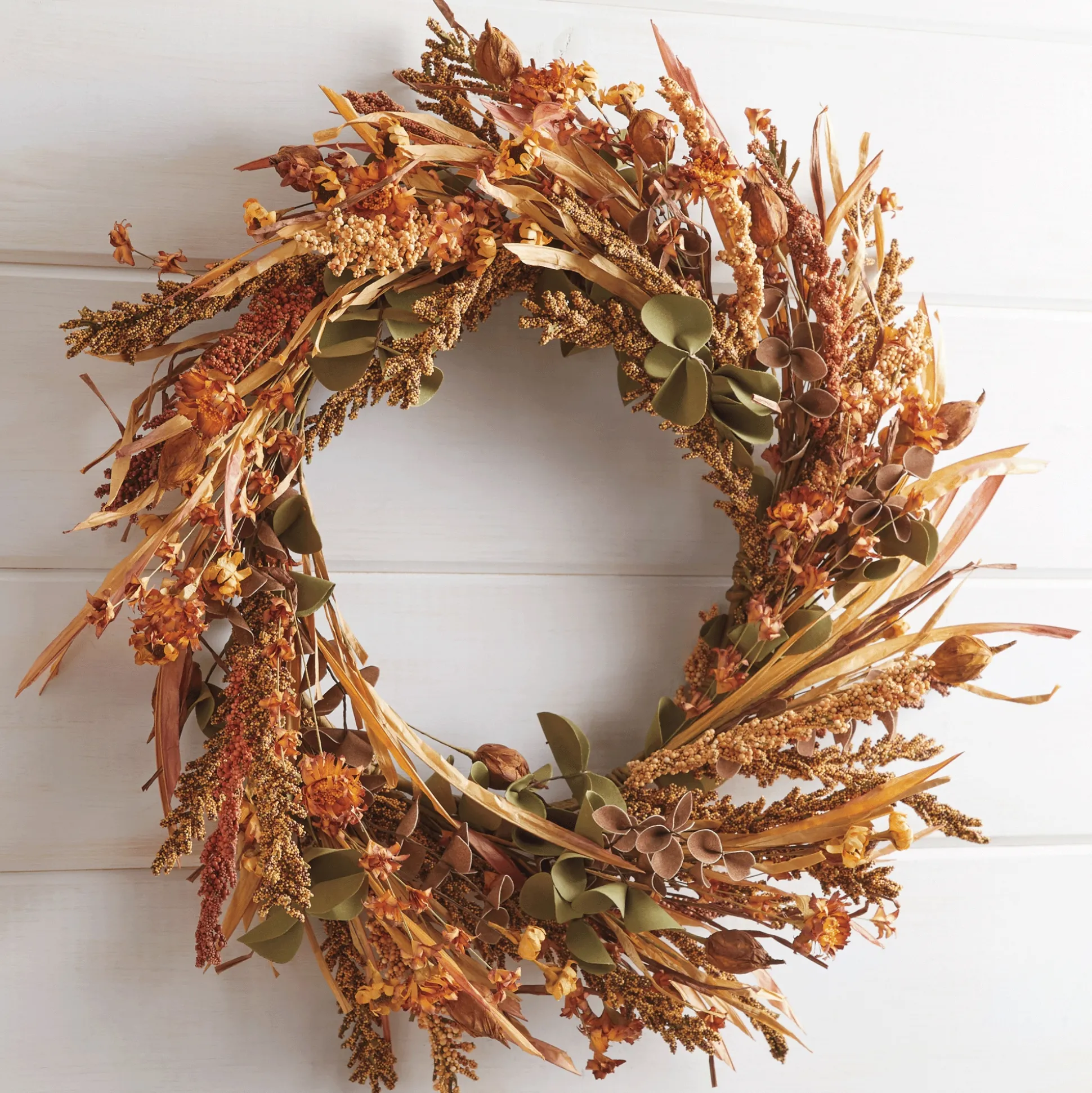 Fall Harvest Wheat Wreath