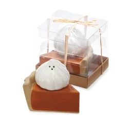Fall Pumpkin Pie Salt & Pepper Shakers