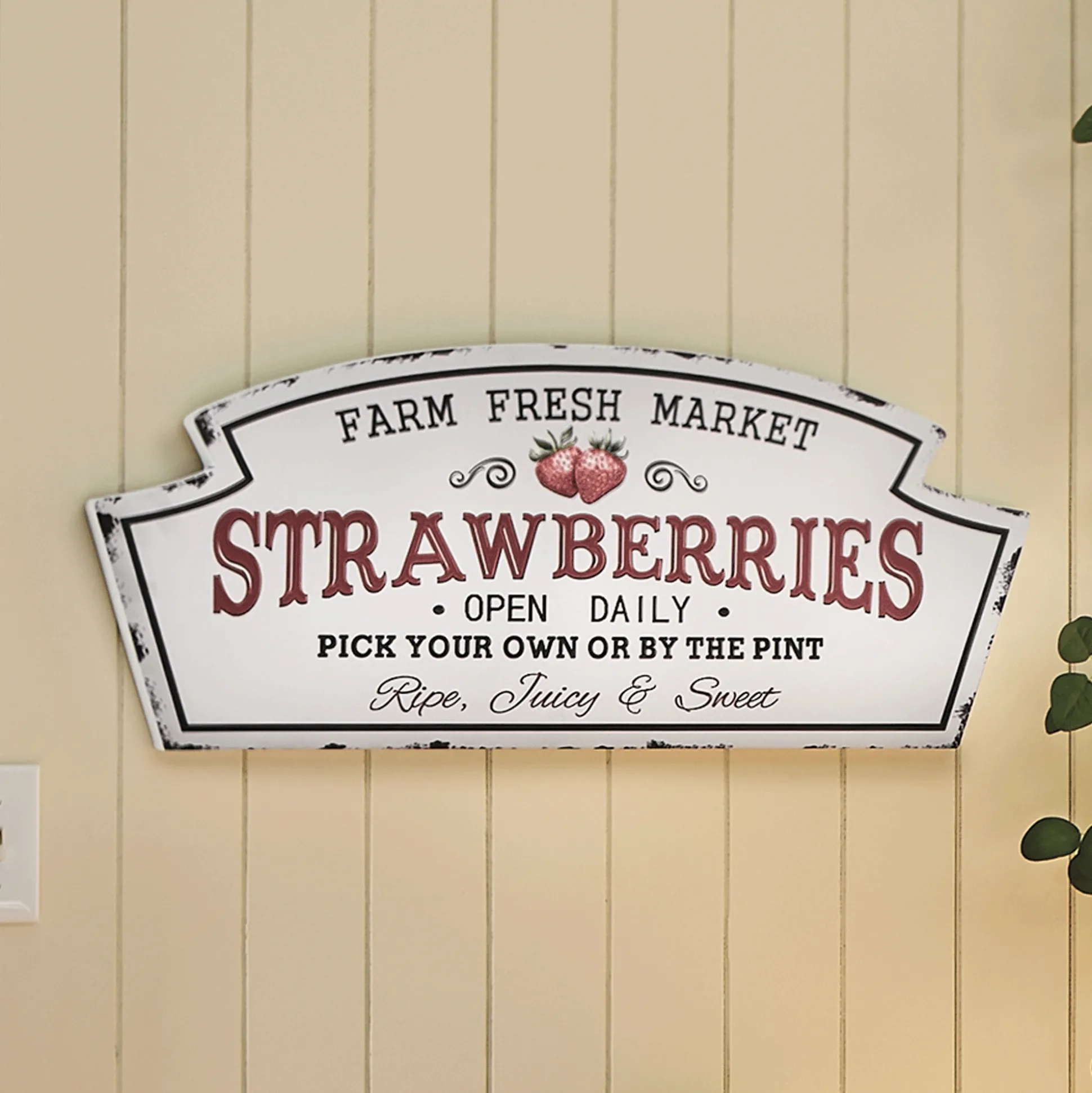 Farm Fresh Strawberries Wall Art