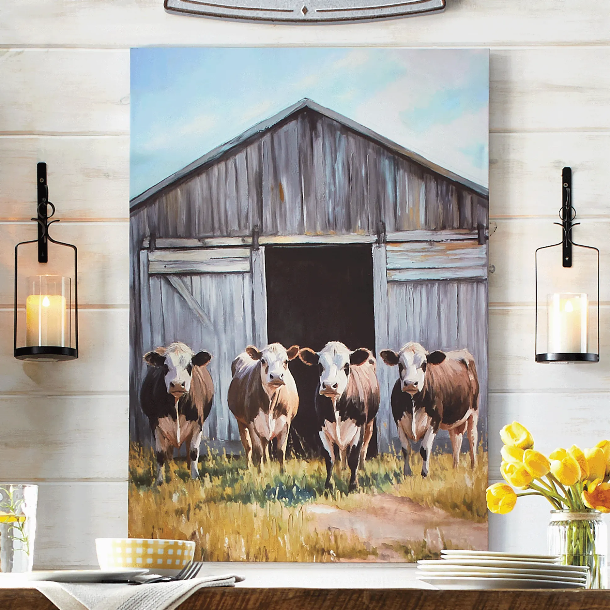 Farm Friends Cow Wall Art