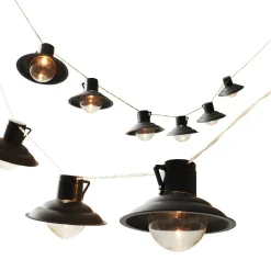 Farmhouse Solar String Light - 10 LED Outdoor Lanterns
