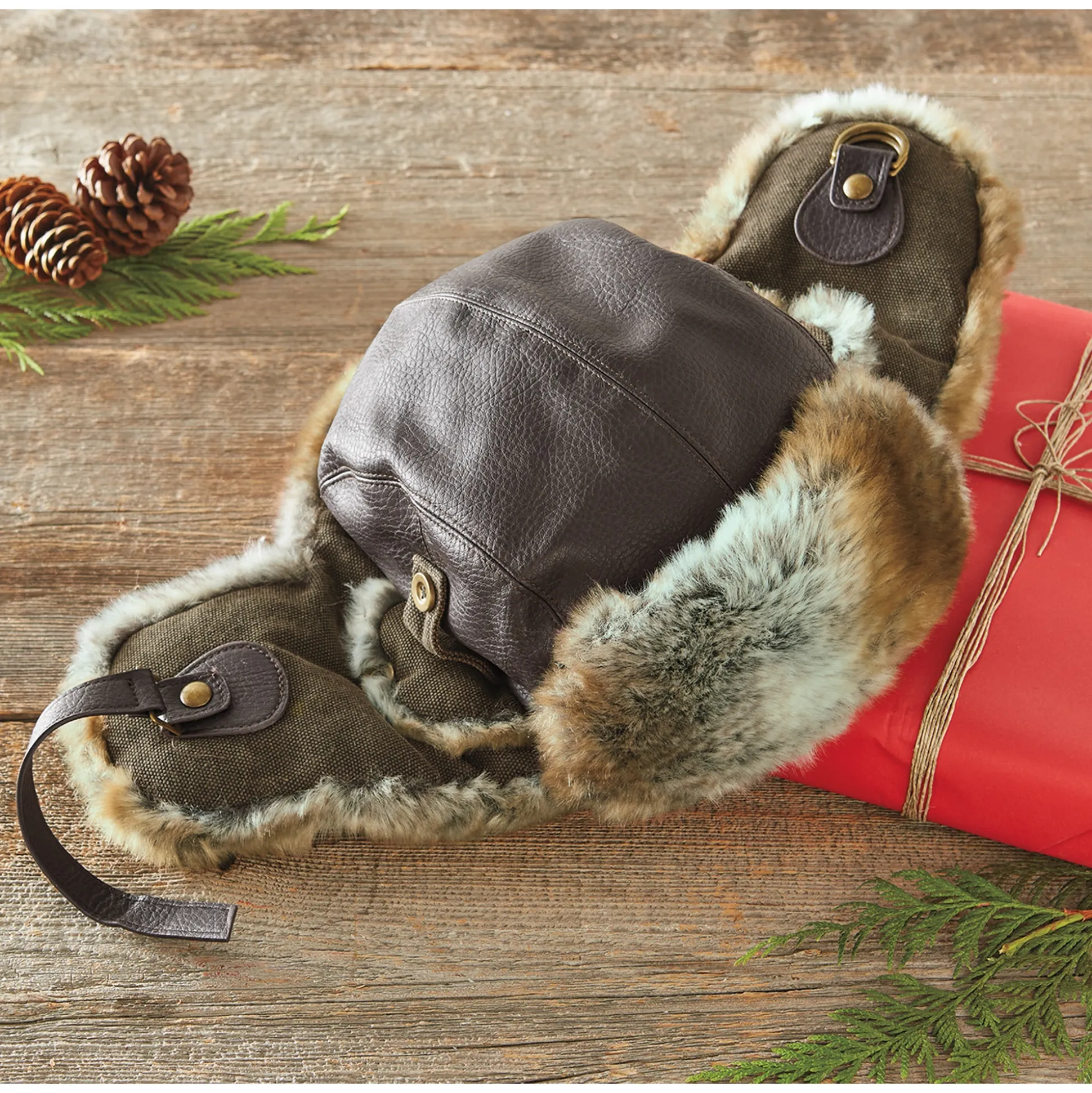 Faux-Fur Trapper Hat