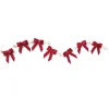 Felt Dotted-Bow Garland