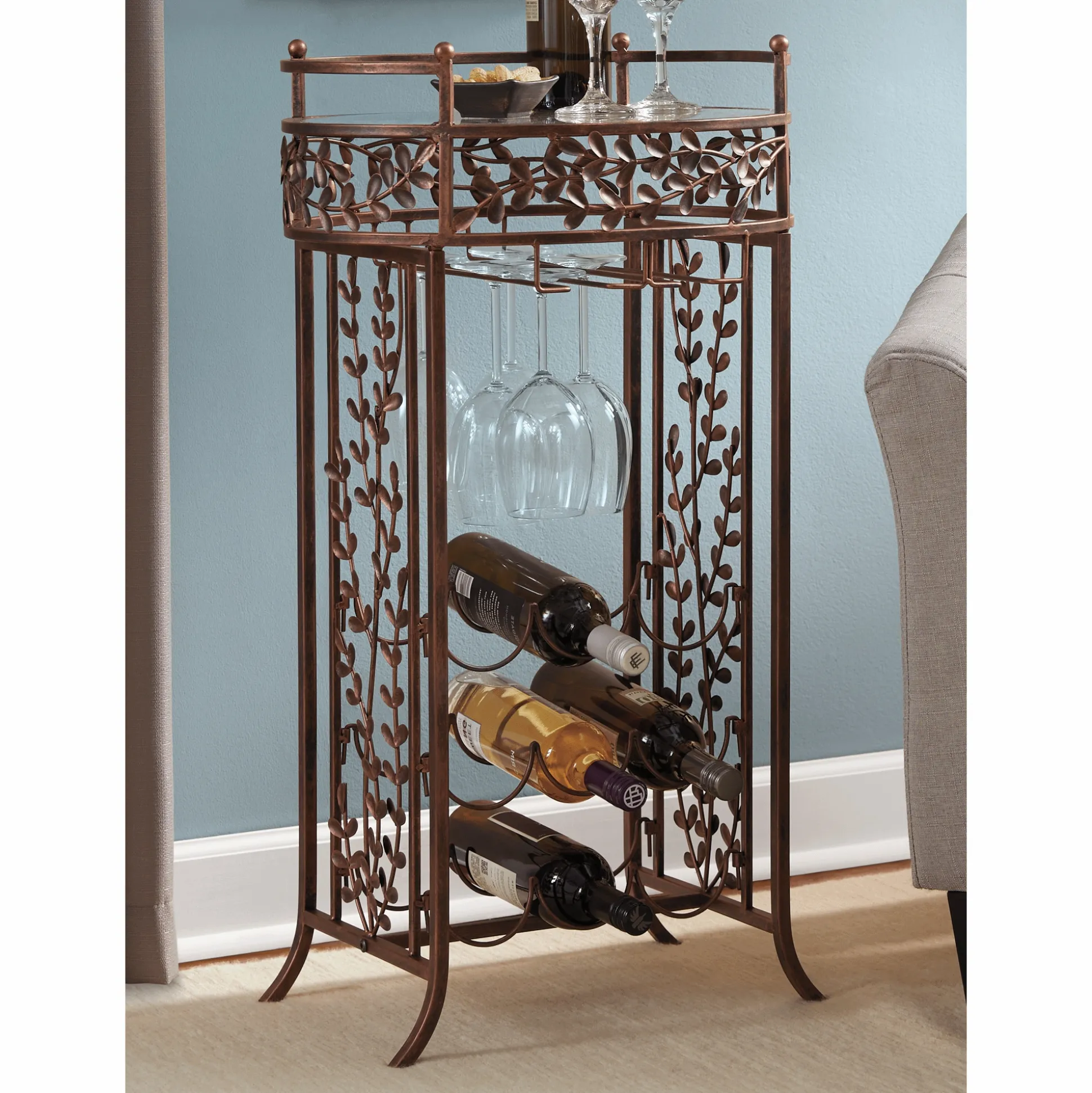 Fern Leaf Wine Rack