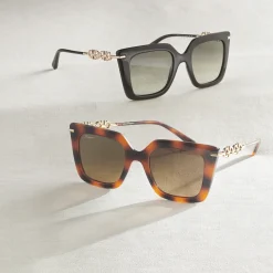 Ferragamo Square-Rim Sunglasses