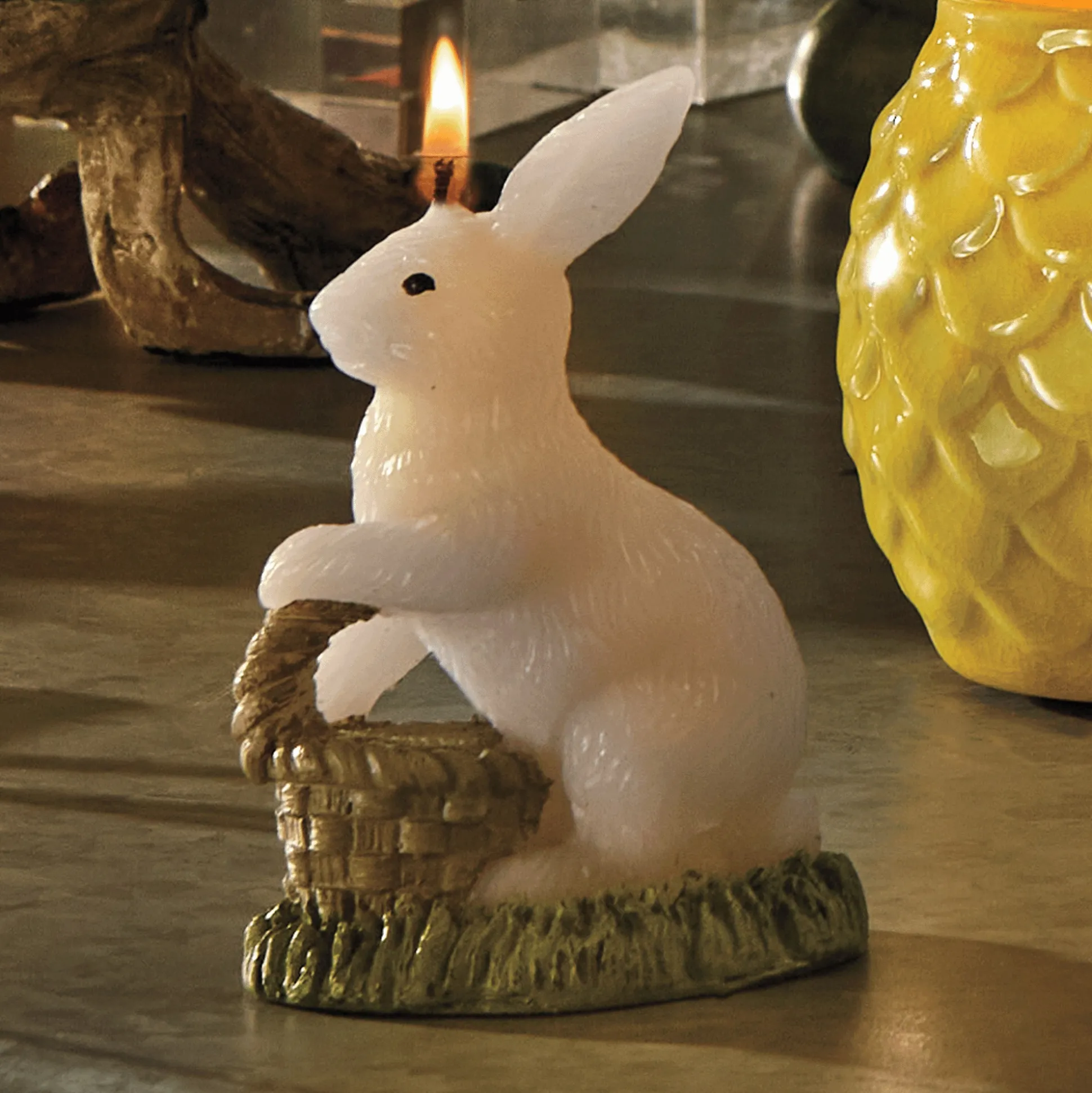 Figural Bunny Candle