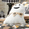 Figural Ghost Burlap Pillow