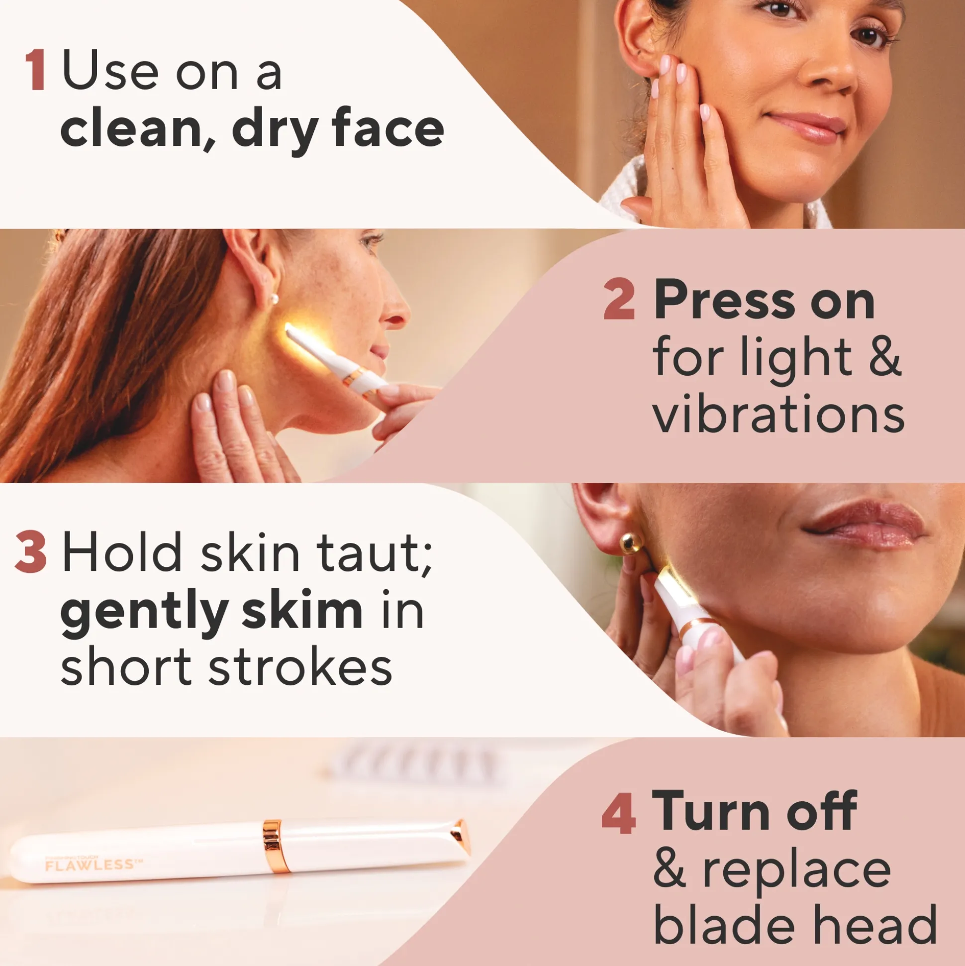 Flawless Dermaplane Glo Sonic