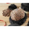 Fleece Hat and Glove Set with Faux-Fur Trim