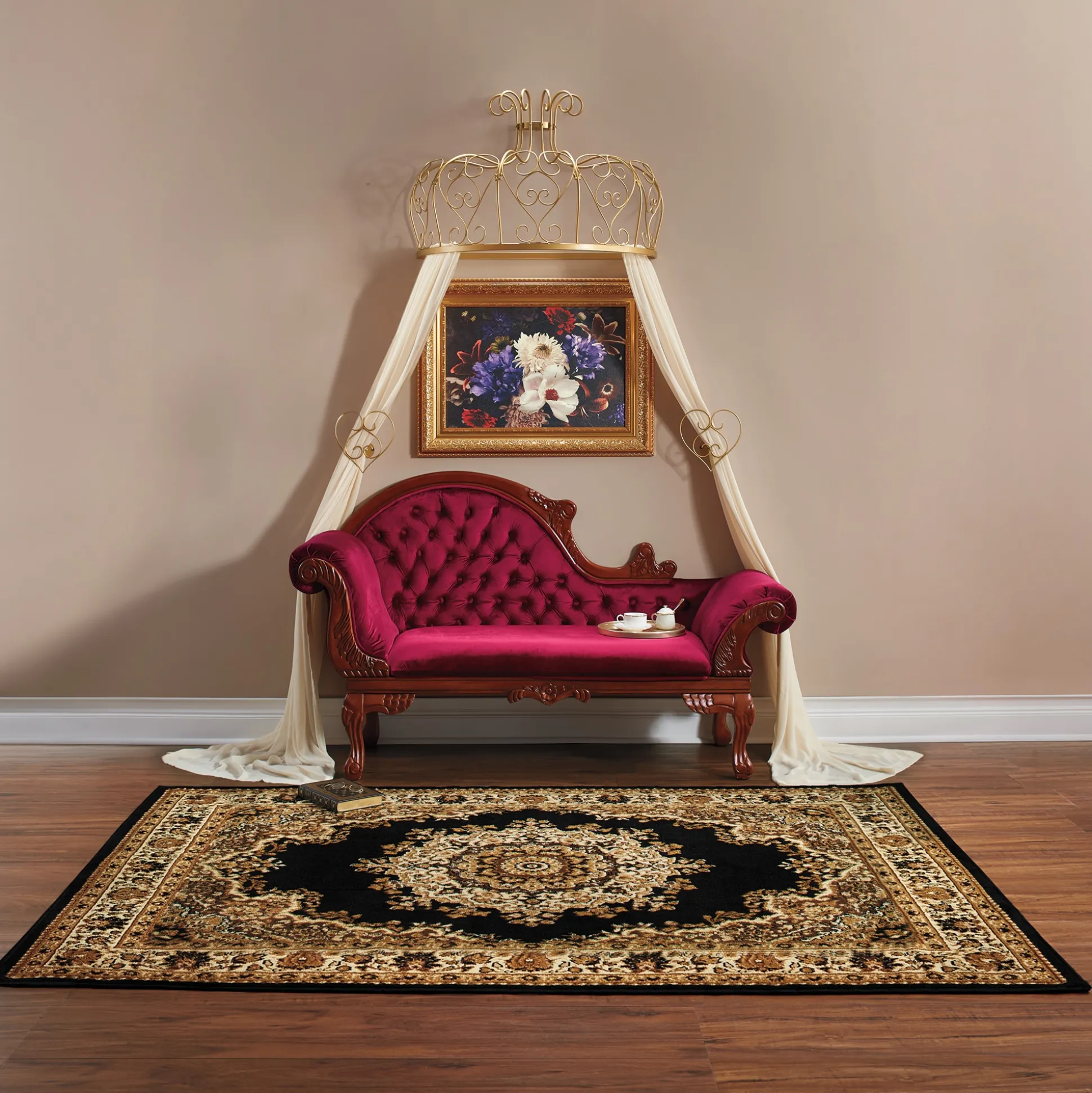 Floral Kirman Rug - 8' x 10'