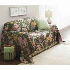 Floral Tapestry Furniture Throw