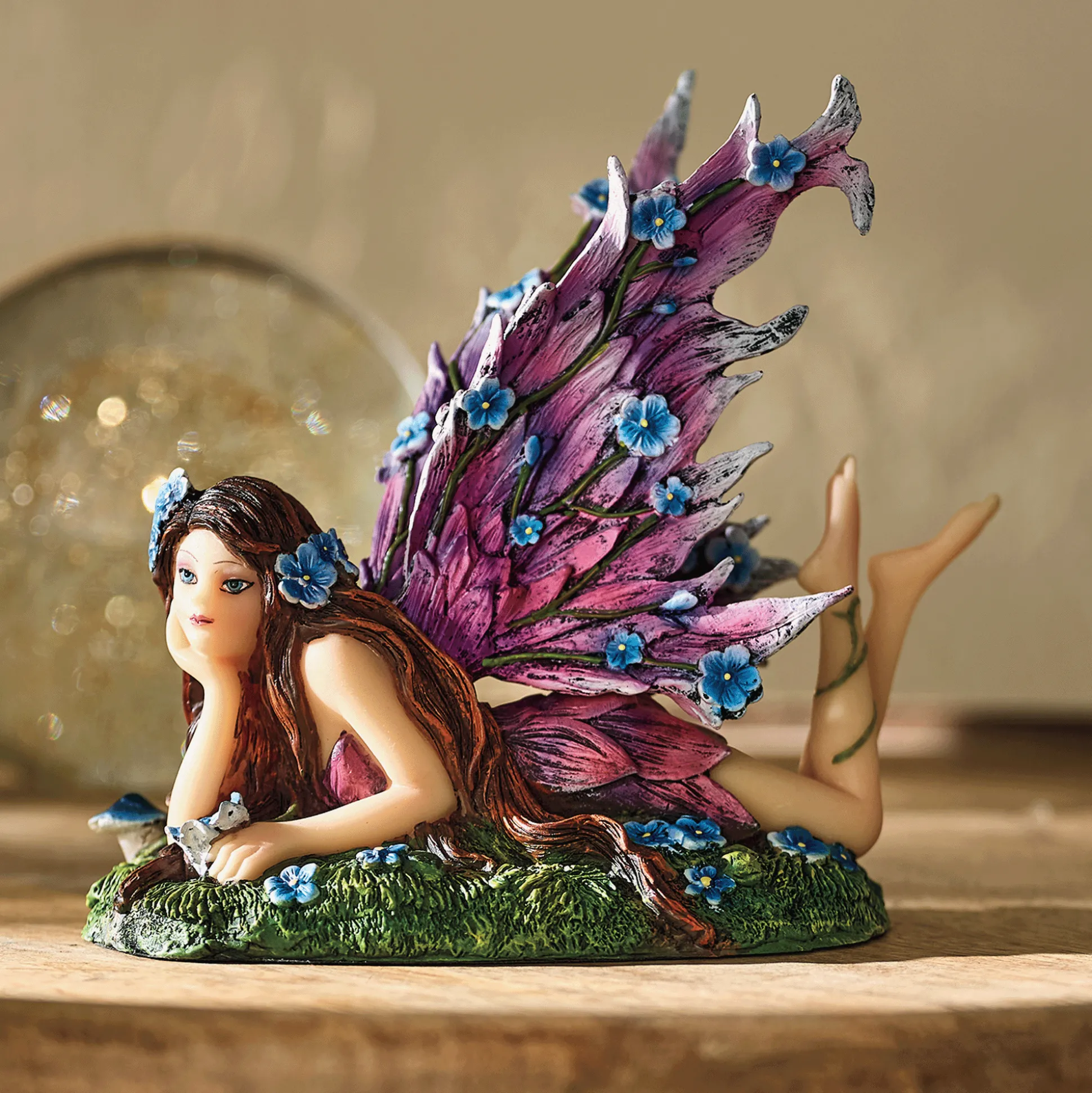 Floral Wing Fairy Figurine