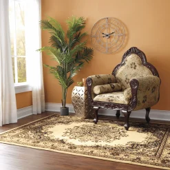 Flourished Carved Armchair
