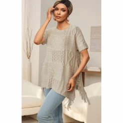 Freya Fringe Poncho