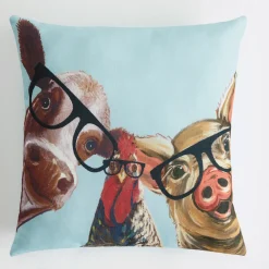 Funny Farm Decorative Pillow