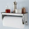 Galvanized Paper Towel Wall Shelf