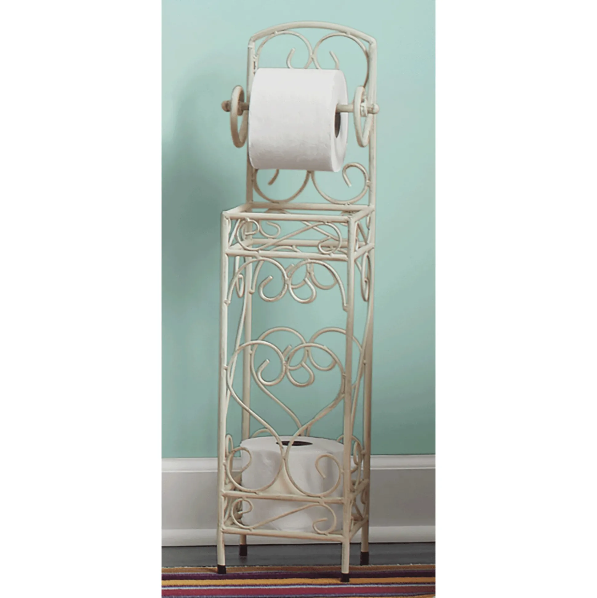 Garden Gate Scroll Toilet Paper Holder