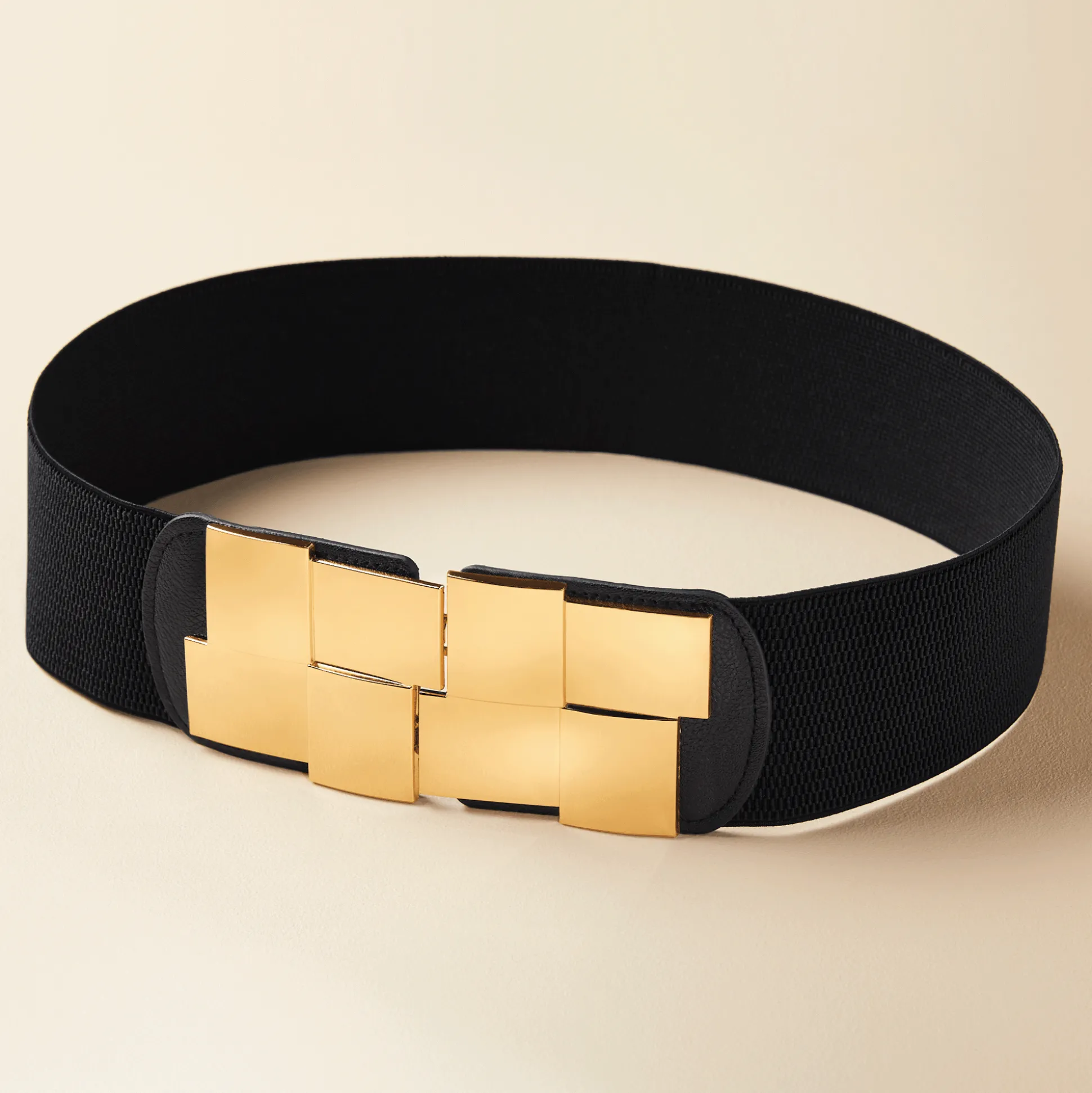 Geometric Buckle Belt