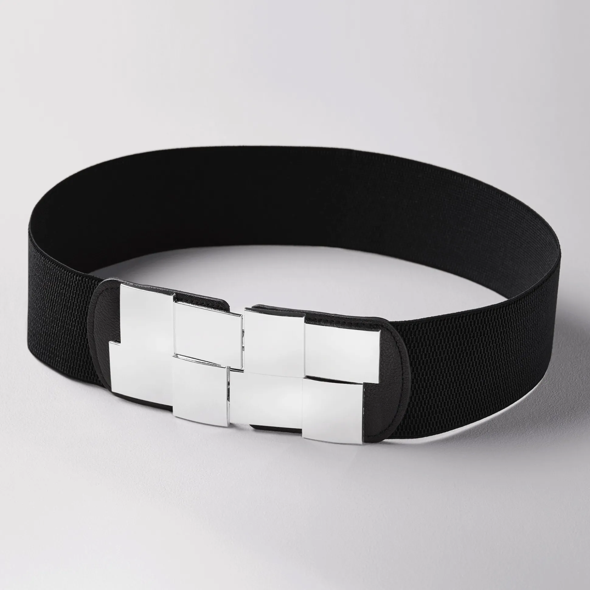 Geometric Buckle Belt