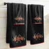 Gilded Poinsettia 2-Piece Towel Set