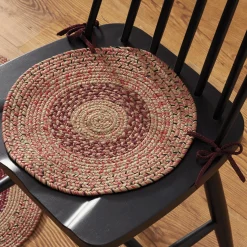Ginger Braided Chair Pad