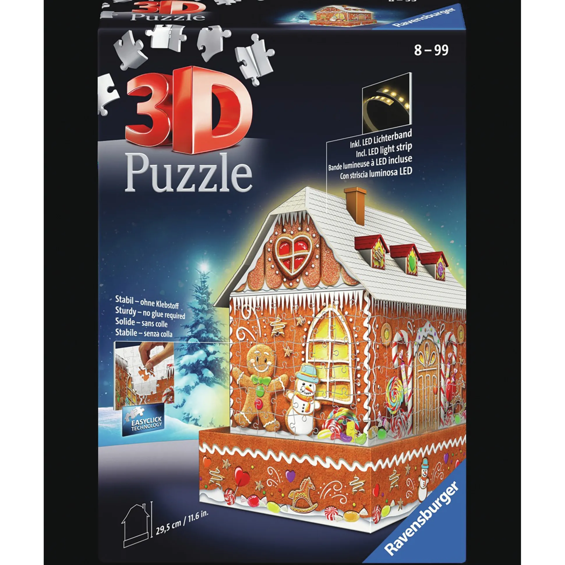 Gingerbread 3-D Puzzle