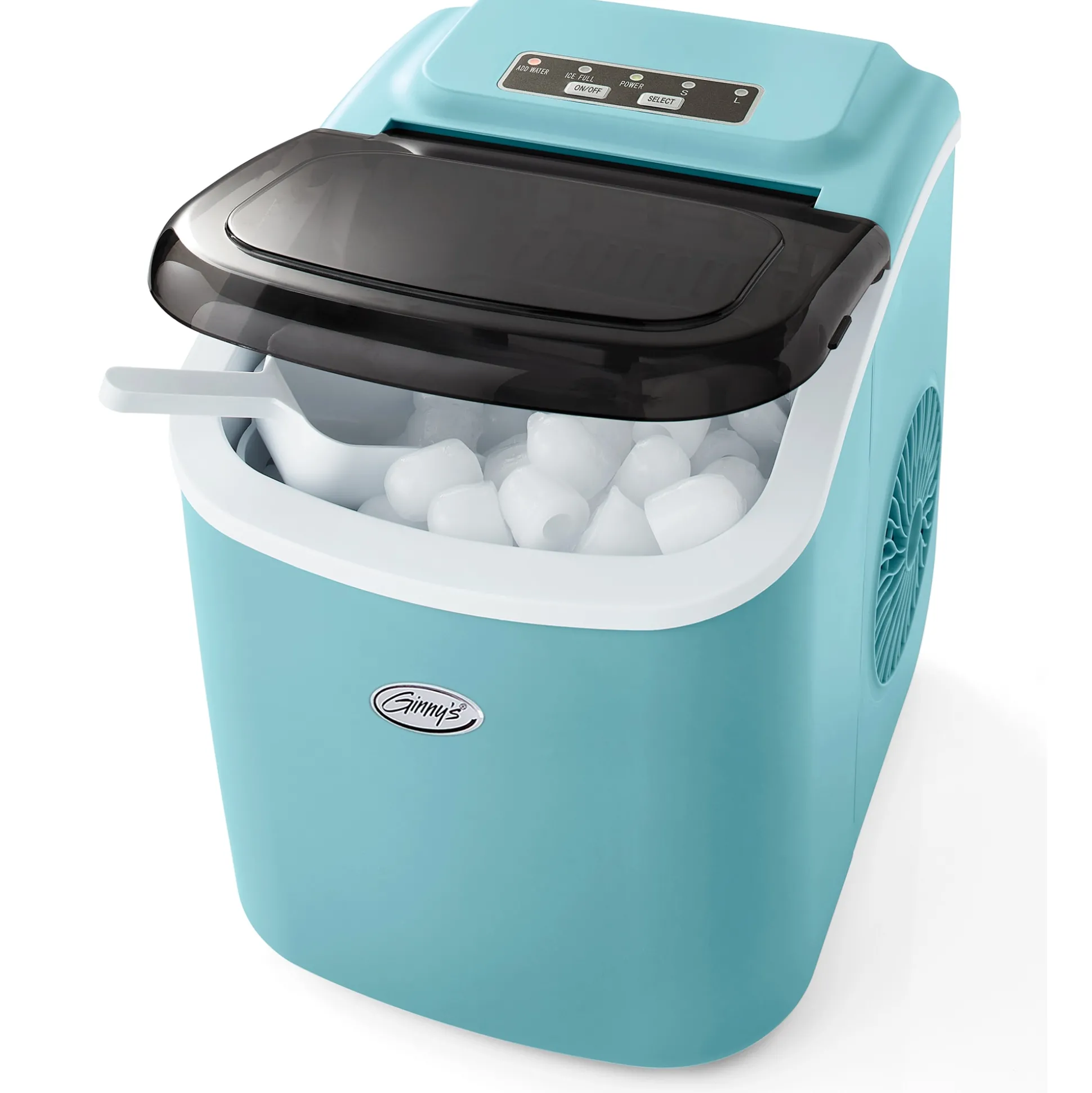 Ginny’s Personalized Countertop Ice Maker with Adjustable Ice Size