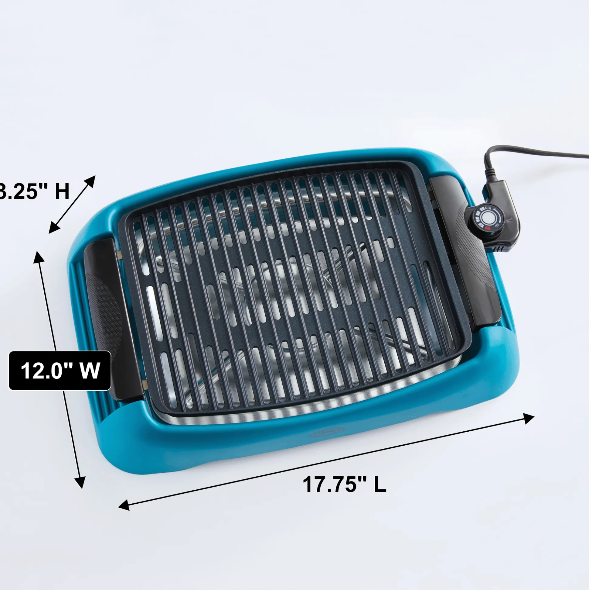 Ginny's Smokeless Electric Indoor Grill with Nonstick Finish