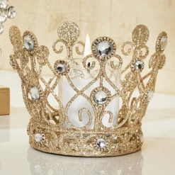 Glam Crown Candleholder