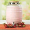Glass Beverage Dispenser with Ladle