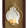 Goldtone Mirror Sconce