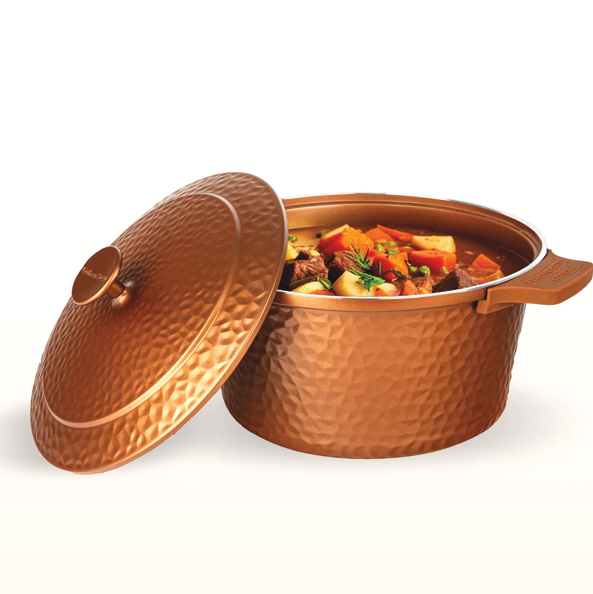 Gotham Steel 5-Quart Hammered Dutch Oven