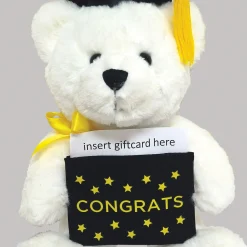 Graduation Musical Gift Card Holder Bear
