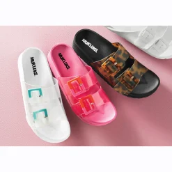Grand Cayman Jelly Slide with See-Through Straps