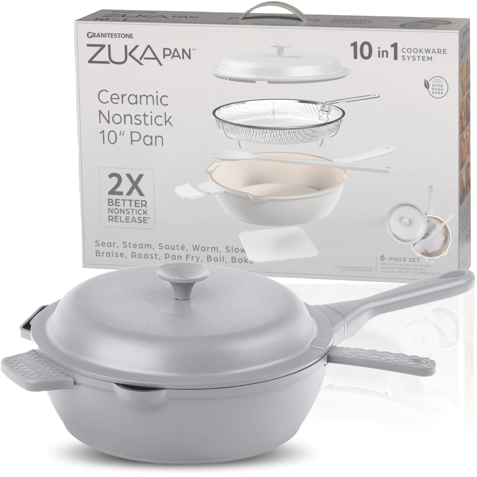 Granitestone 10" Zuka Pan