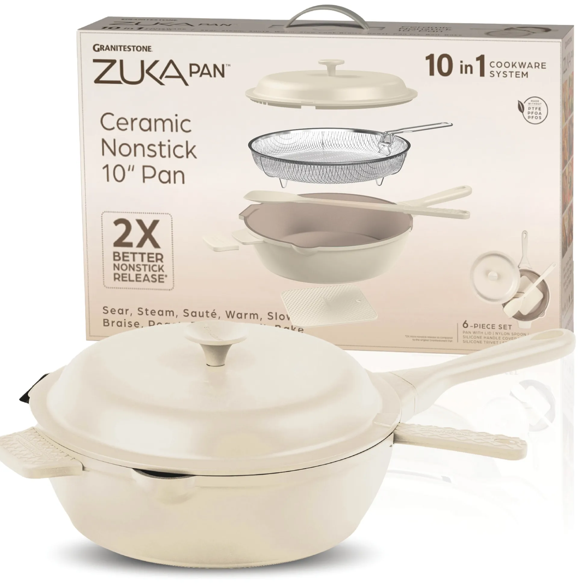 Granitestone 10" Zuka Pan