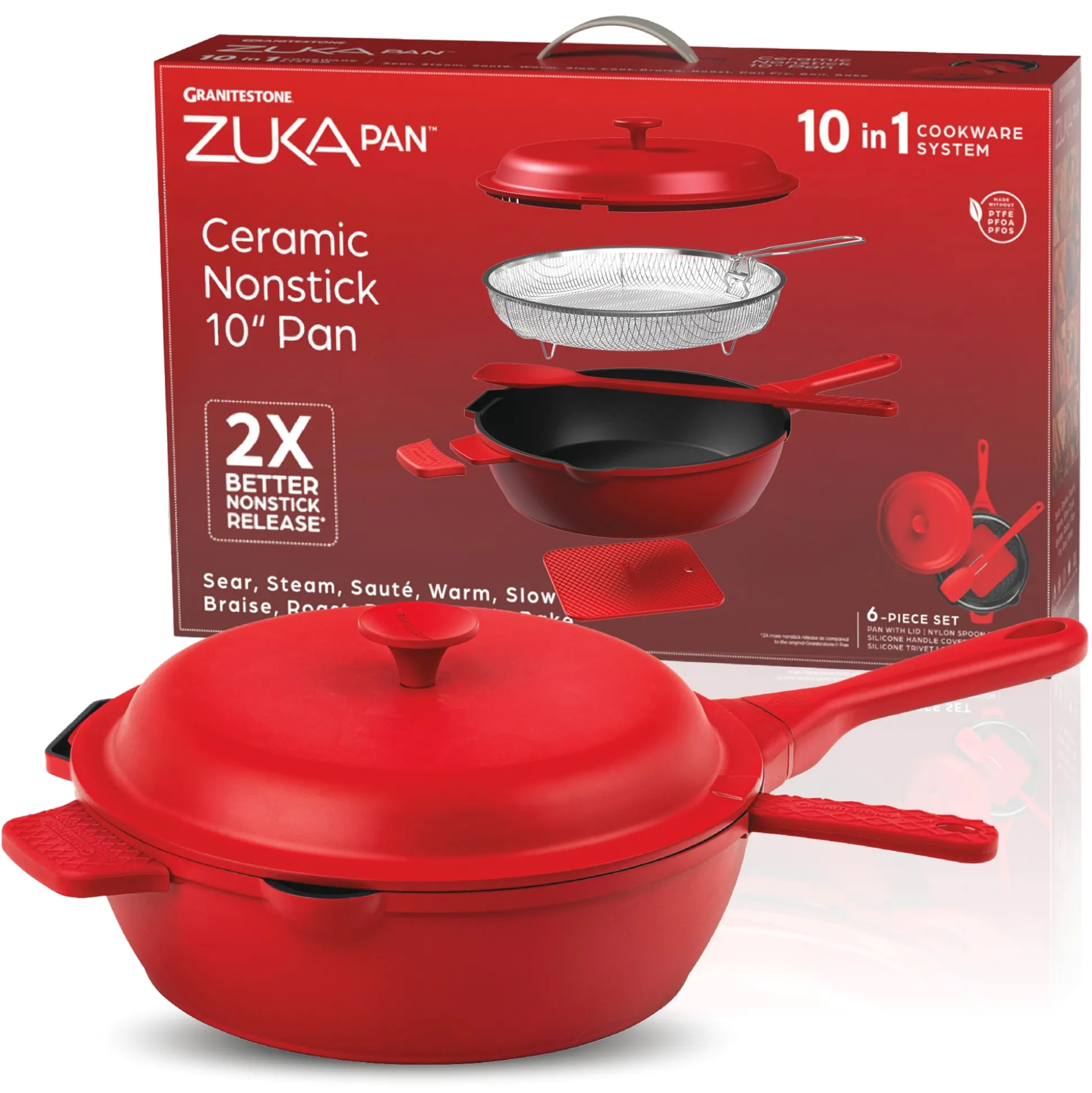 Granitestone 10" Zuka Pan