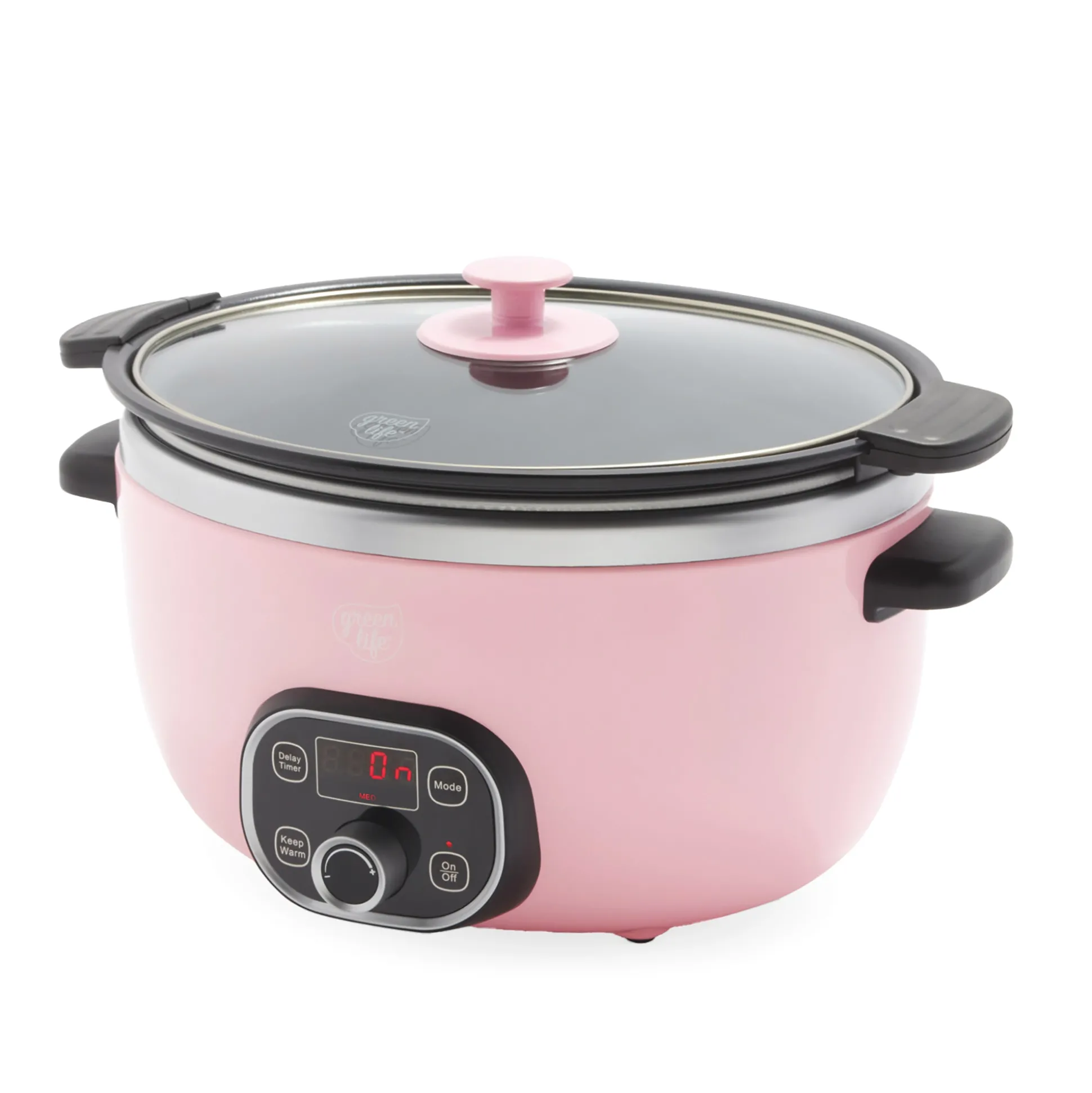 Green Life Slow Cooker Healthy Duo 6-Quart Slow Cooker