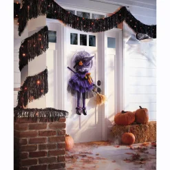 Halloween Witch Novelty Wreath