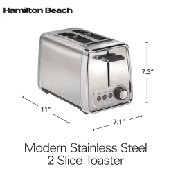 Hamilton Beach Modern Chrome 2-Slice Toaster