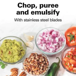 Hamilton Beach Stack & Press Food Chopper
