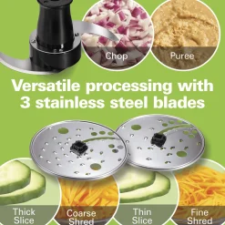 Hamilton Beach Stack & Snap Food Processor