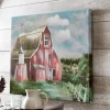 Hand-Painted Barn Canvas