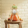 Hand-Painted Pumpkin Stack