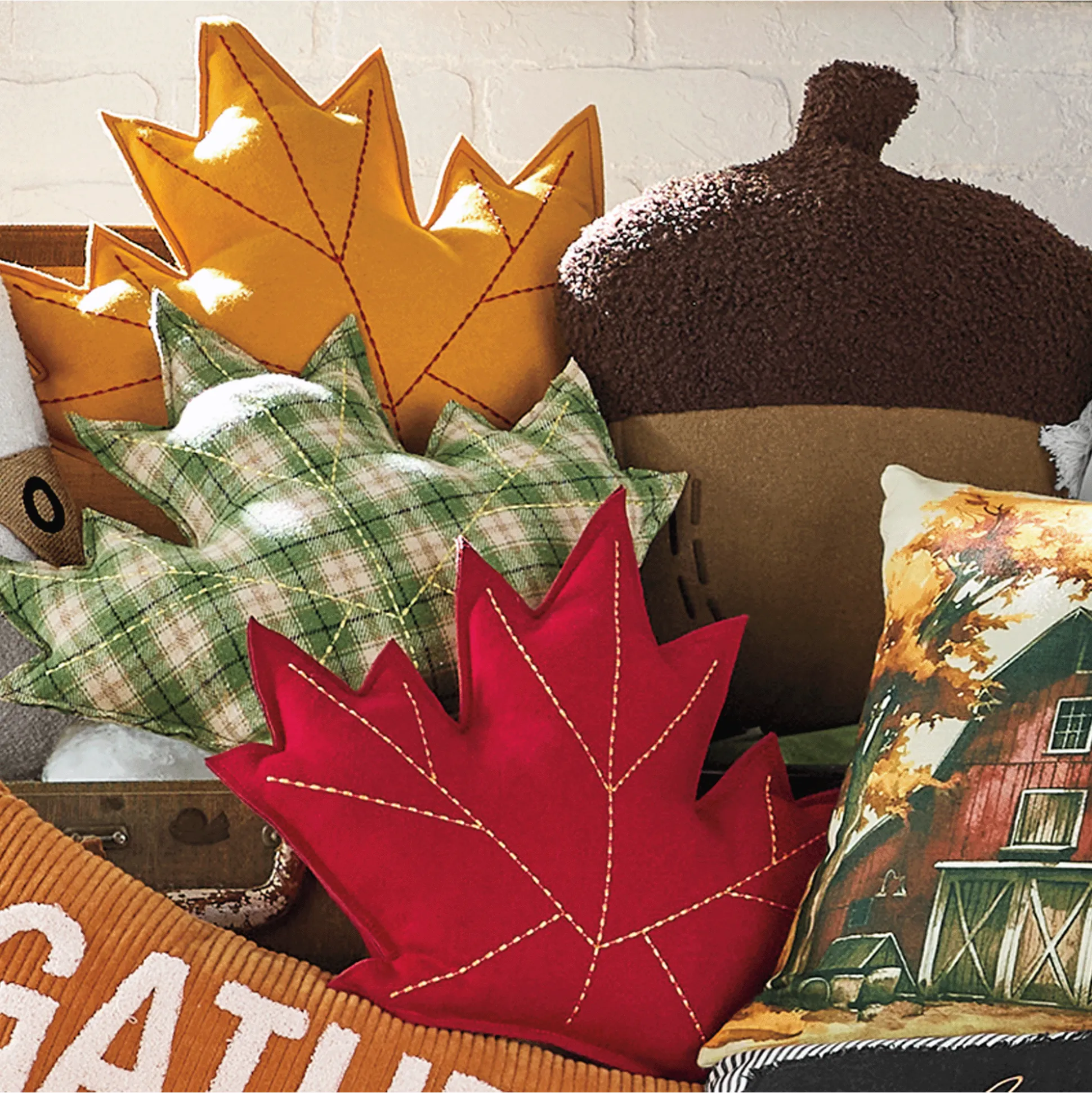 Harvest Figural Accent Pillow
