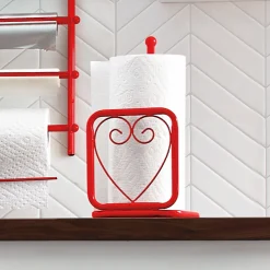Heart Scroll Paper Towel Holder