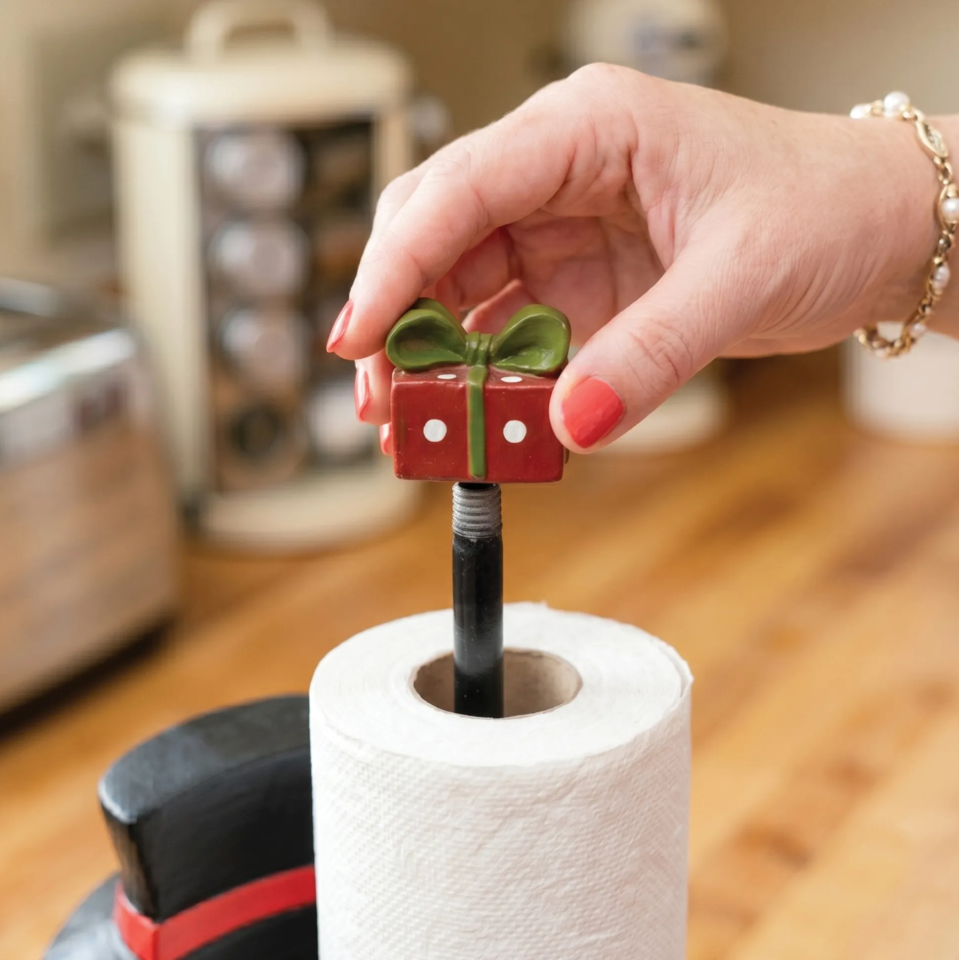 Holiday Paper Towel Holder