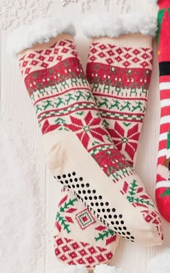Holiday Slipper Socks