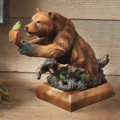 Hunting Bear Figurine