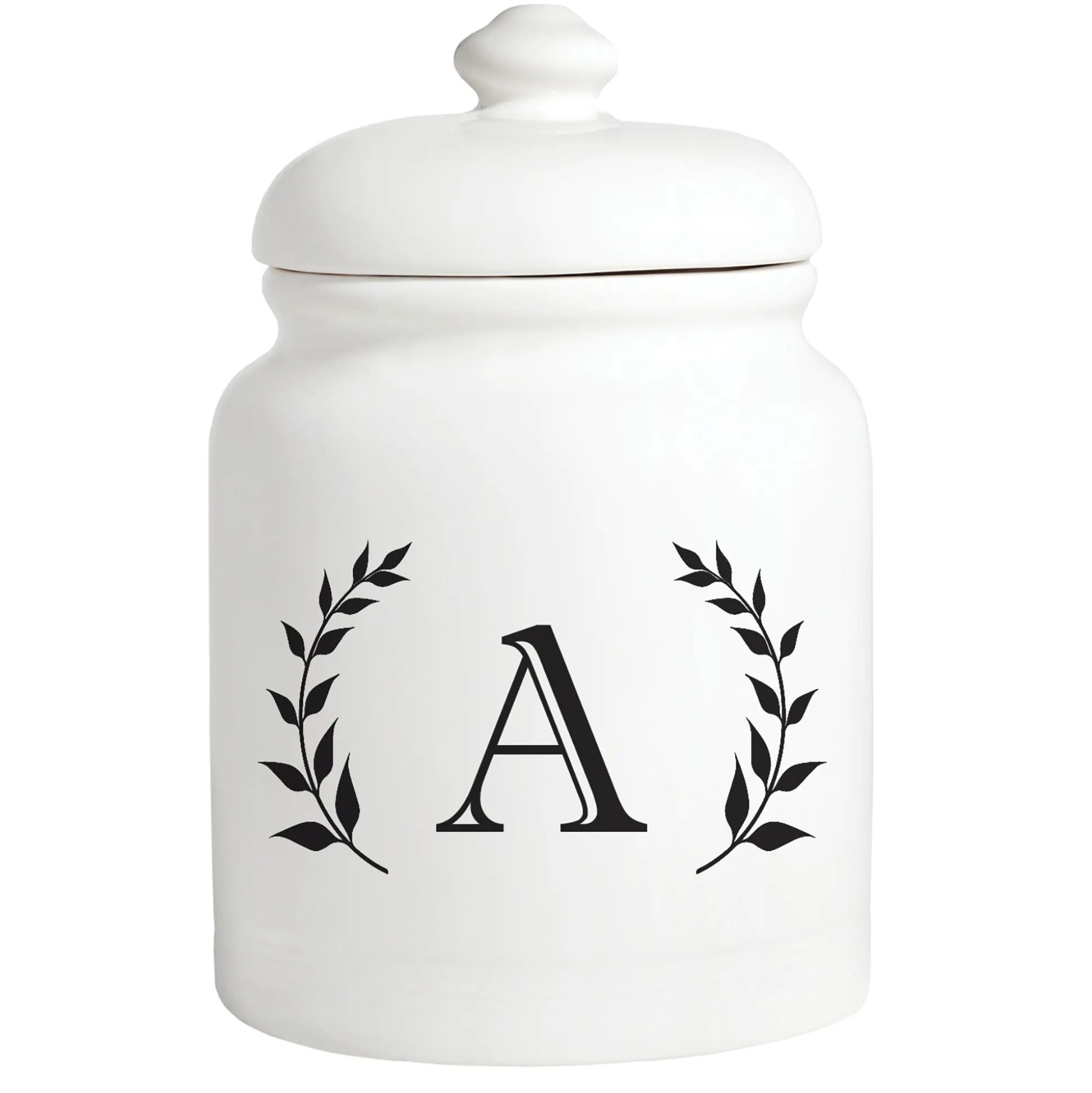 Initial Personalized Treat Jar